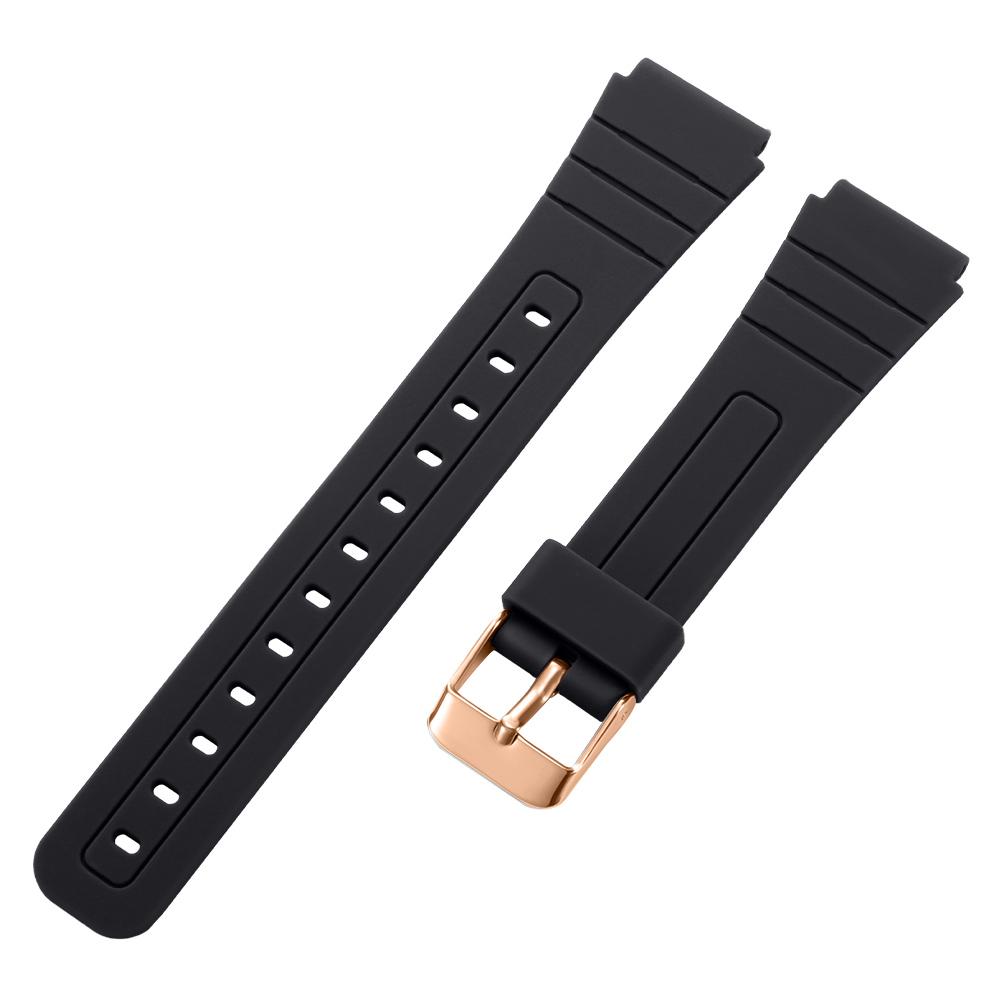 Cinturino in Silicone da 18mm per Casio F91W W800H SGW400 F-91W F84 F105/108 A158/168 AE1200 Cinturino Impermeabile Sostitutivo