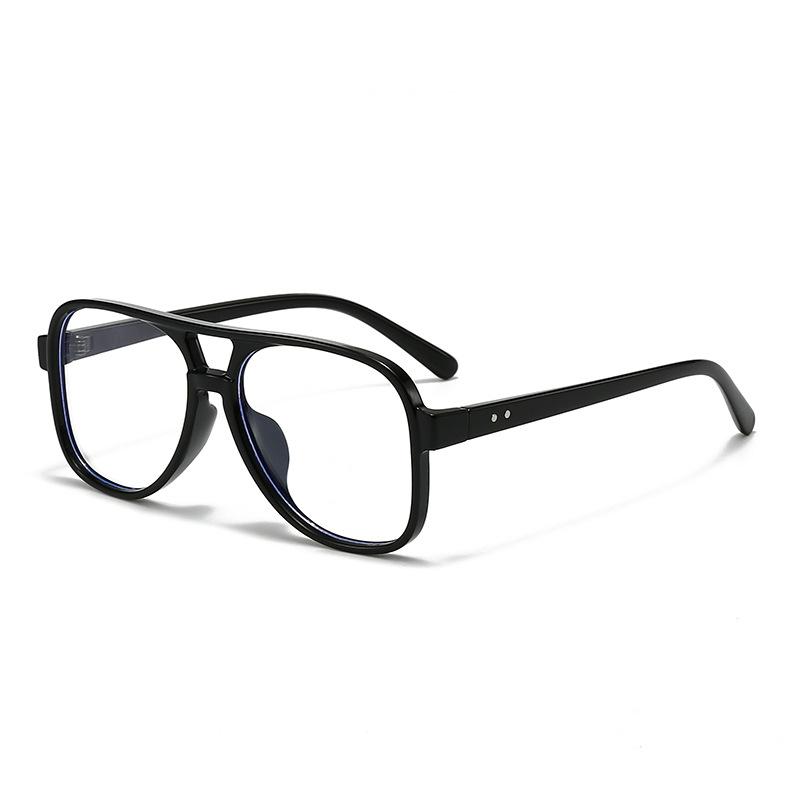 Fashion European and American pilots men's UV-proof sunglasses women's plain face small trend versatile sunglasses