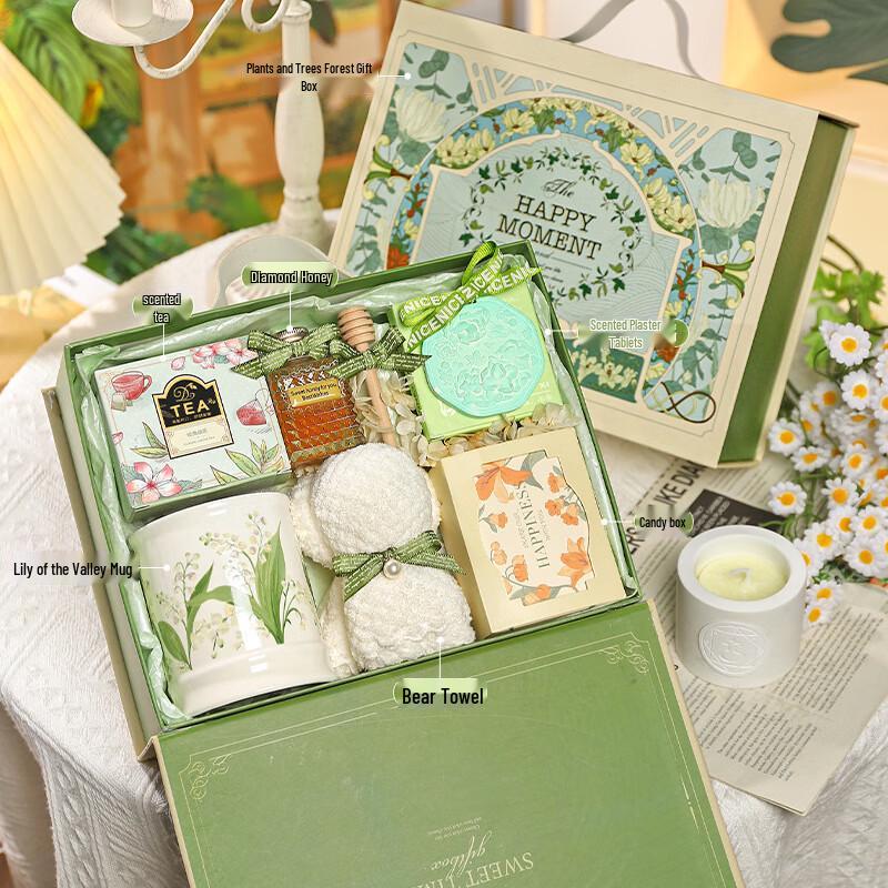 Lily of the Valley Ceramic Mug Set