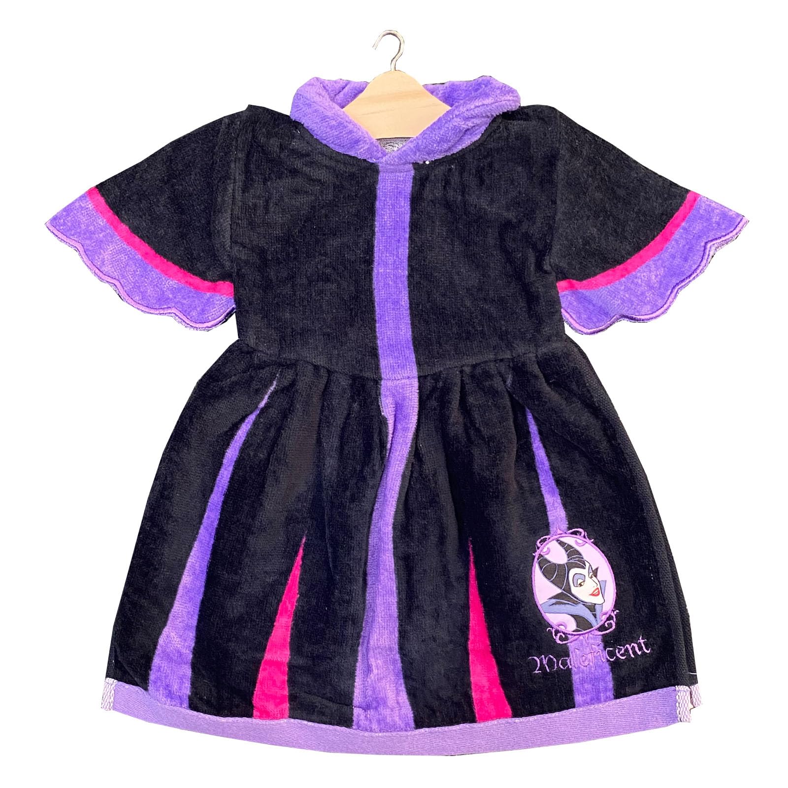 

Marushin Dress Disney Dressy 34 x 37 cm Towel, Villains, Black, 2006021000,