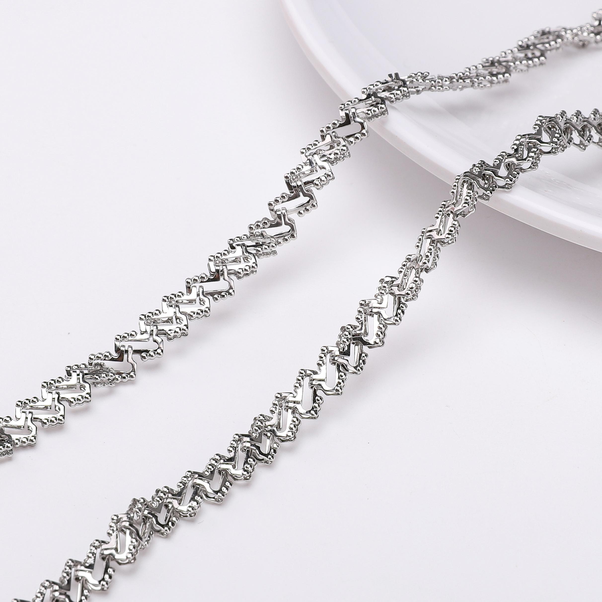 

Цепь из нержавеющей стали, кубинская звеньевая цепь, базовая панк-цепочка для самостоятельного изготовления ожерелья, браслета, ювелирных изделий, аксессуаров 6mm