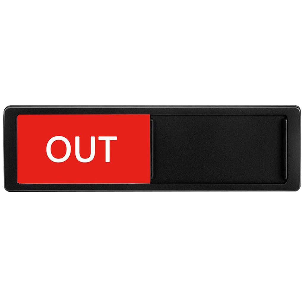 Office Signage Conference Room Display Sliding Door Sign Toilet Hotel Hospital Listing Magnetic Slider Indicator Sign