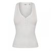 Jack Wills Womens/Ladies Ribbed Henley Slim Vest Top