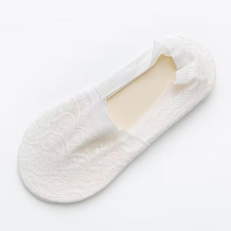 

Women s Spring/Summer Breathable Lace Boat Socks - Anti-Slip, Sweat-Absorbing, Odor-Resistant Bare Socks