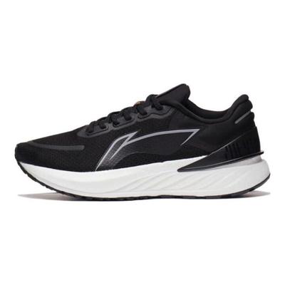 Li Ning Yue Ying 2 Dayanıklı Nefes Alabilen Düşük Bilekli Koşu Ayakkabıları Erkek Spor Ayakkabı Siyah ARHT001-3