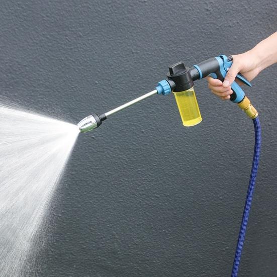 Car Cleaning Pressure Washer Metal Extension Pole Adjustable Nozzle Garden Faucet Pressure