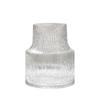 Trendy Transparent Glass Hydroponic Flower Vase for Fresh Roses - Elegant Living Room/Dining Table Decor