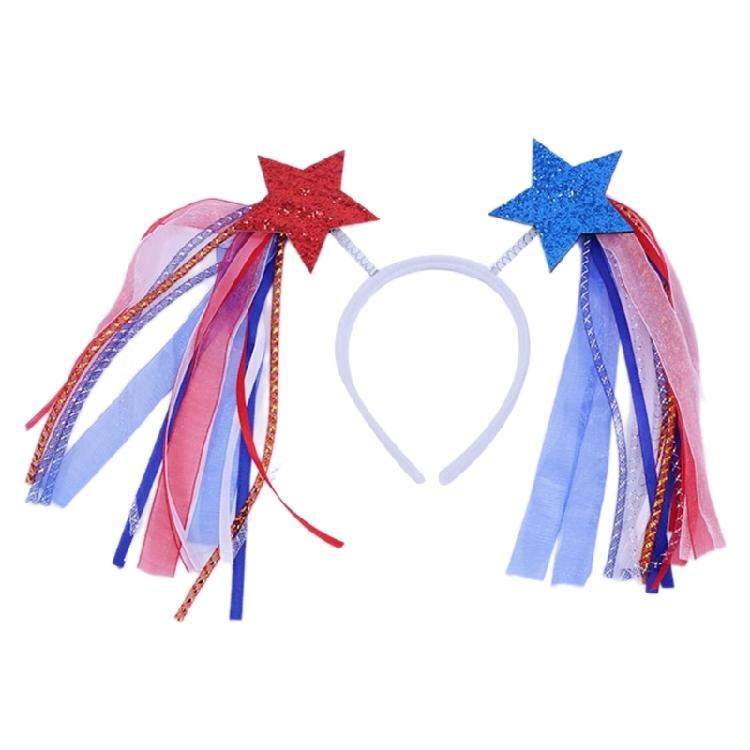 Julycostume Headbands Glittered Wand Star Julycostume Wand Head Bopper