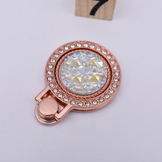 Fingerringhalter Grad Drehung Metall Universal 360 Strass Taschenuhr Telefonring