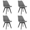MARK Chair - Graphite / Black Legs X 4