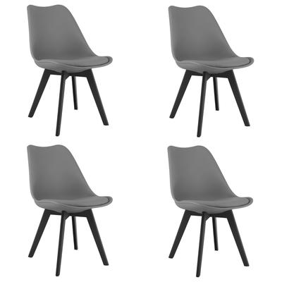 MARK Chair - Graphite / Black Legs X 4