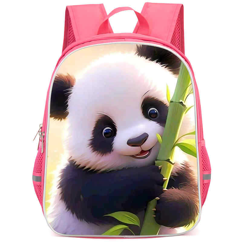 Panda Niedliche Schultasche Verschleißfest Großes Fassungsvermögen Wirbelsäulenschutz Und Anti-Buckel Schüler Party Must-Have Leichter Rucksack