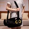 Big Eyes Cartoon Cat Crossbody Bag Soft Plush Cat Plush Toy Doll Bag Cat Plush Shoulder Bag  Girls