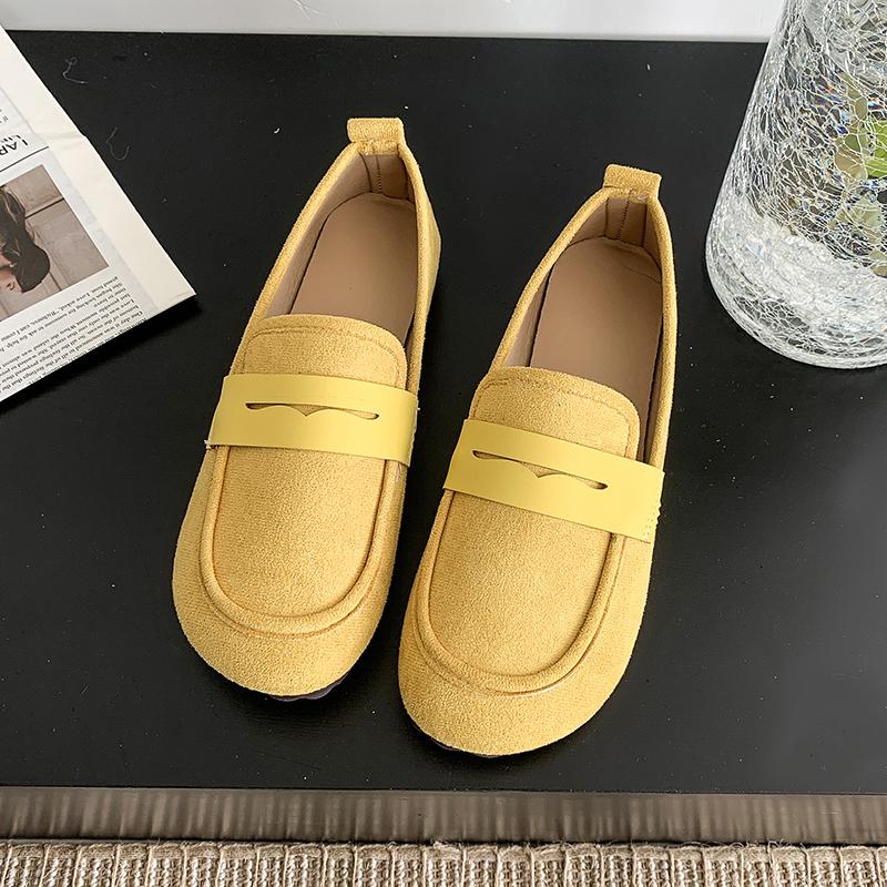 Fashion CRLAYDK Classic Women's Loafers Slip On Flat Shoes Comfort Casual Penny Dressy Summer Ladies Work Office Suede Walking Moccasins