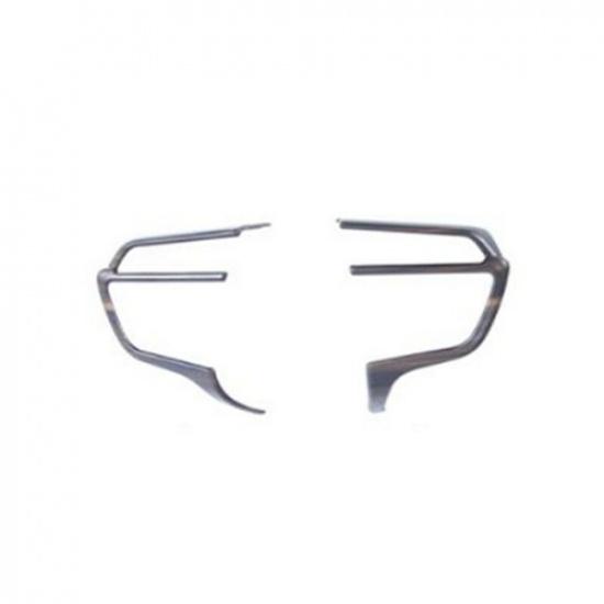 For Toyota Sienna 2021-2023 Peach Wood Grain 3X Steering Wheel Decor Cover Trim