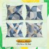 Blue Geometric Stitching Cushion Covers Pillowcase Home Decor Bedroom Sofa Cushion Cover Living Room Car Home Decor