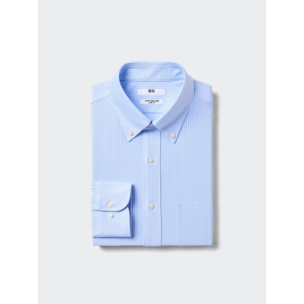 

UNIQLO JAPAN узкая рубашка из джерси супер без железа с длинными рукавами