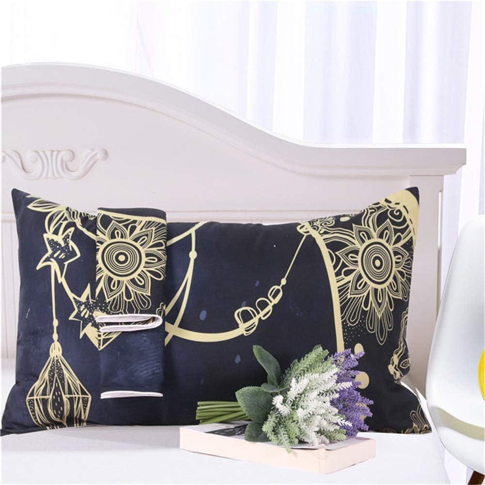 Down Comforter Set 3-piece Ultra-fine Fiber 3D Exotic Retro Gold Printed Bedding Set with Zipper Closure Pillowcase Duvet Cover
