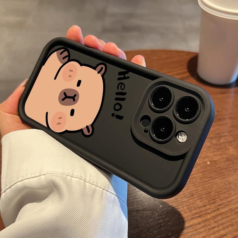 Etui na telefon Kapibara do Samsung Galaxy A15 A35 A54 A55 S25 S24 S23 S22 S21 Ultra Plus S20 FE Silikonowe Odporne na wstrząsy Miękkie Pokrowiec