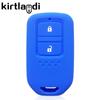 Coque en silicone pour clé de voiture Honda Fit Lucky Vezel City Civic Jazz BRV BR-V HRV HR-V Shuttle Gp8 Shell Holder Keychain