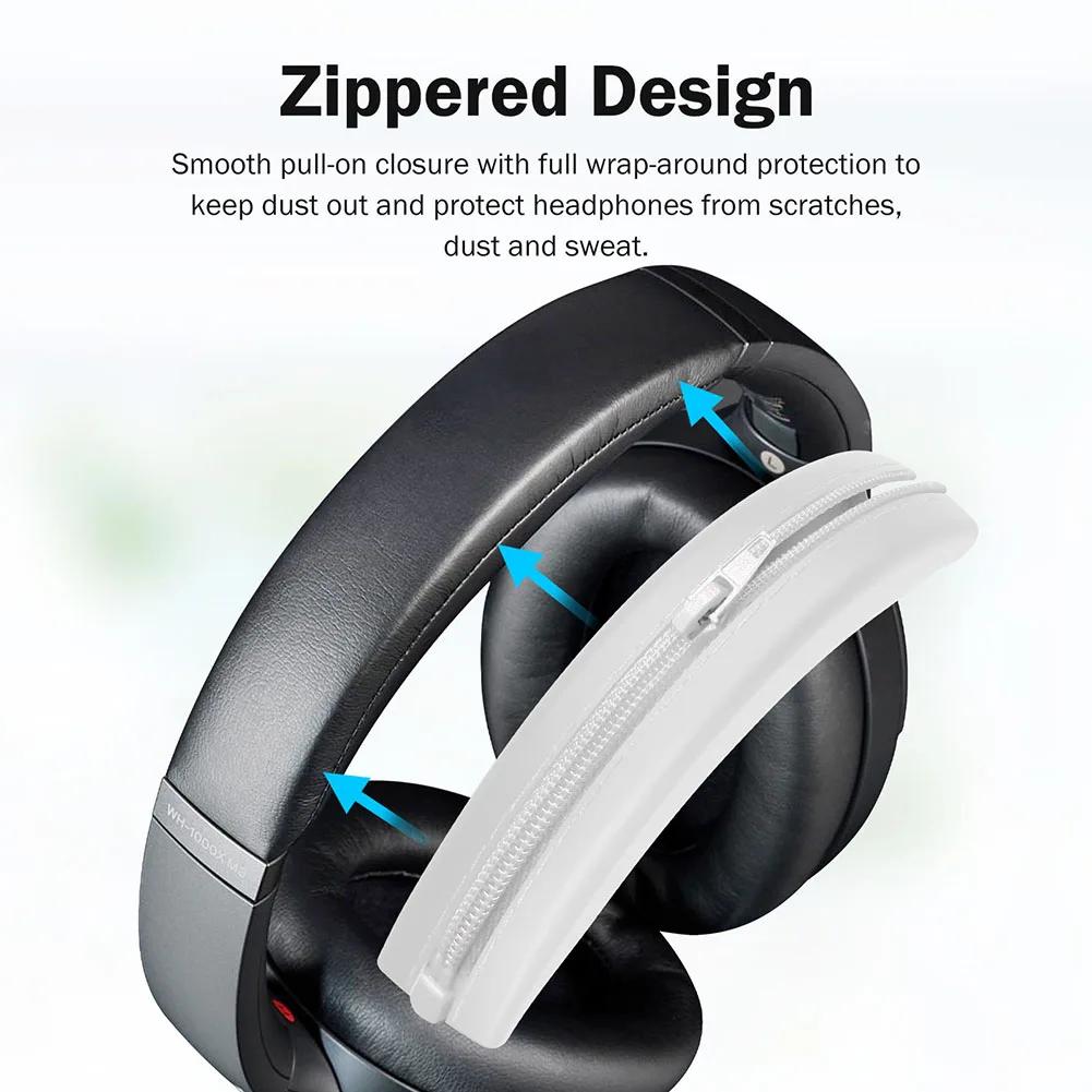 Silicone Replacement Ear Pad For Sony ULT WEAR WH-ULT900N/WH-1000XM3/XM4 Anti-Scratch Ear Pads Headbeam Cover for Sony Accessory