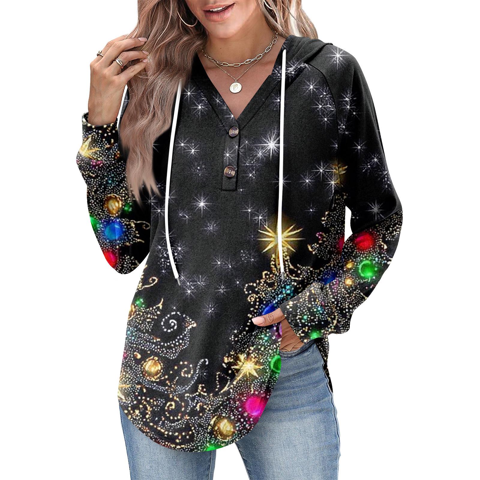 

Женская мода, женский легкий пуловер с длинными рукавами и карманами, толстовка с капюшоном в стиле консервативного стиля L чёрный