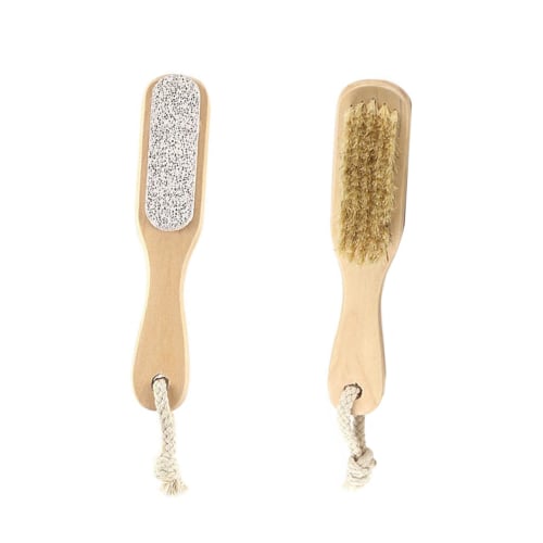 OSOLADY Foot Callus Brush with Double-Sided Pumice Pad and Bristles