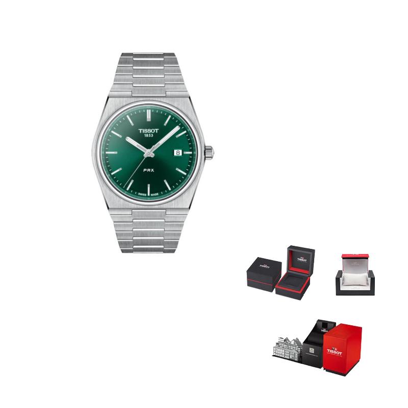 

Мужские часы TISSOT PRX T137.410.11.091.00 Green Dial