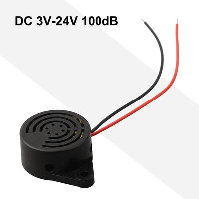 100DB Alarmklingel Hochdezibel DC 3-24V 12V Elektronischer Summer Piepton-Alarm Intermittierender Kontinuierlicher Piepton Diebstahlsicherungshupe