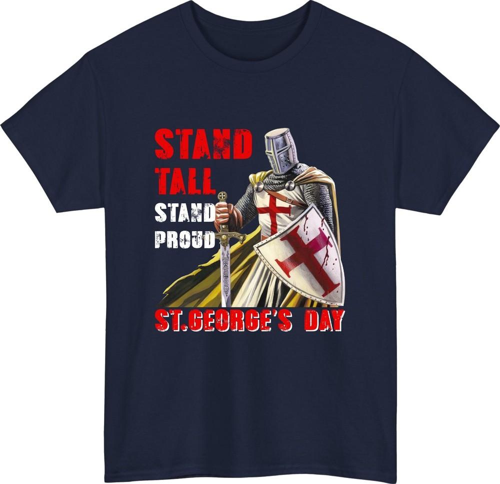 St Georges Day TShirt Knights Templar English Pride Unisex Gift England Top S