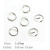 Wedding Anniversary Jewelry Materials Open Jump Rings 5 Colors 6 Sizes Accessories Parts Souvenir Accessories Parts