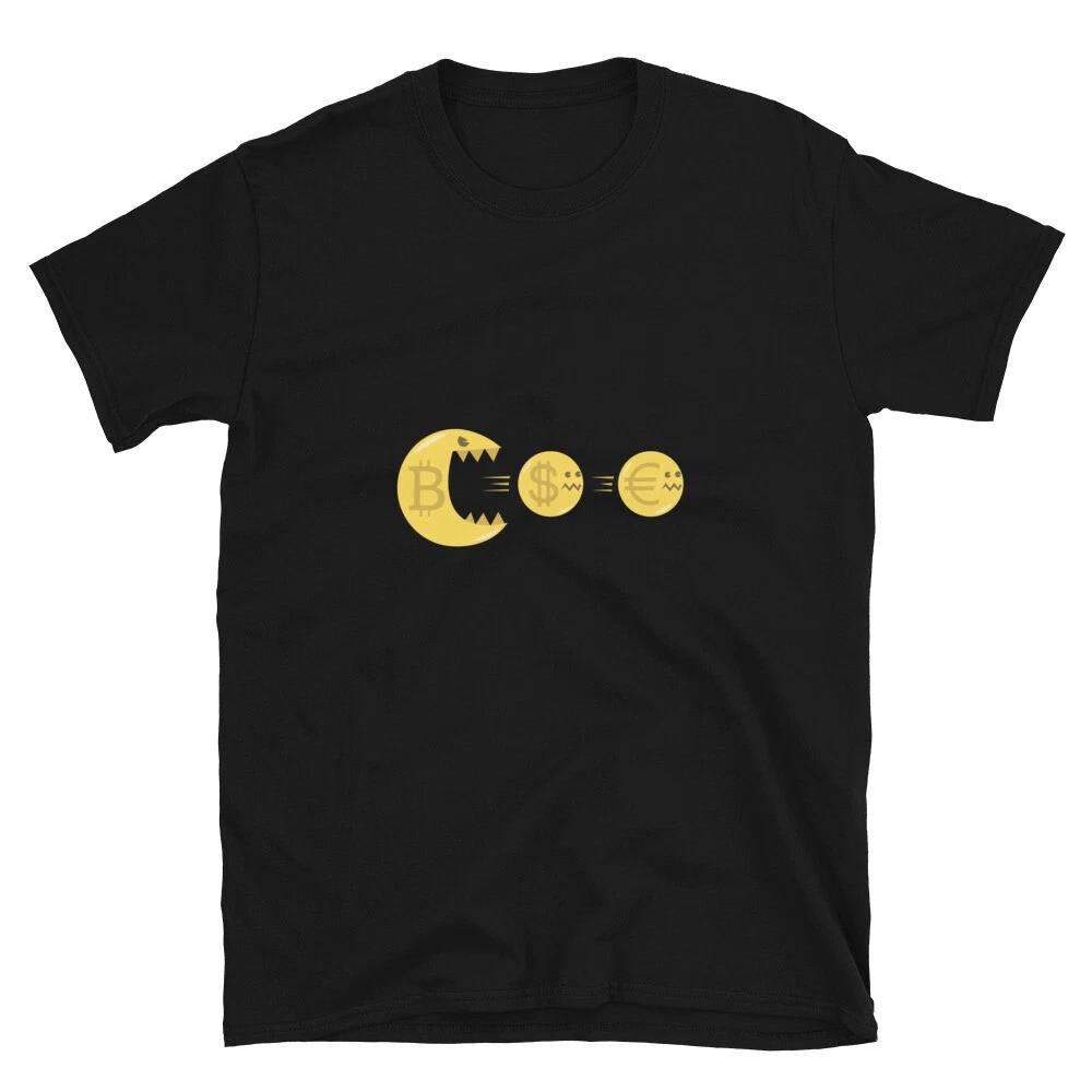 Currency Forex Crypto BTC T-Shirt L
