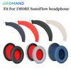 1 Set Replacement Ear Pads Earpads Headband for 1MORE SonoFlow Headphones Memory Foam Ear Cushion Cover
