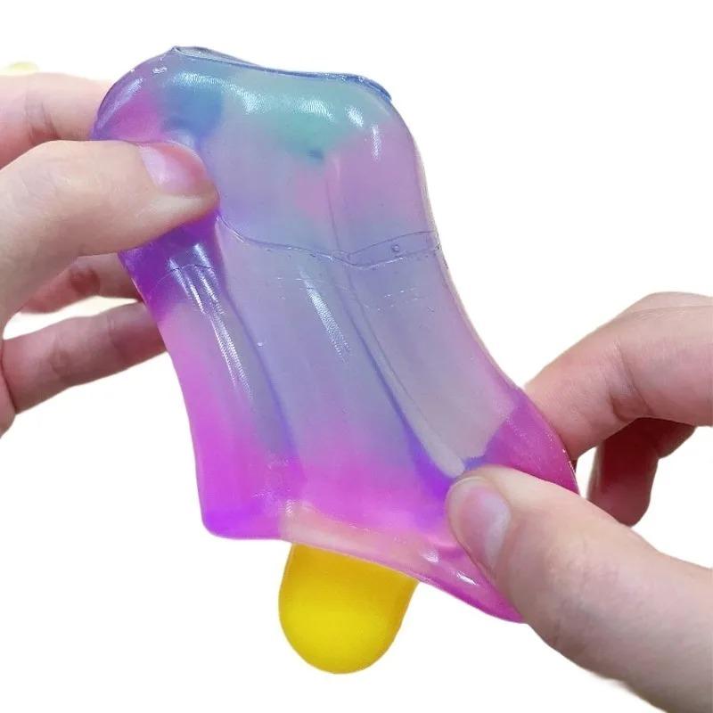 Ice Cream Squishy Squeeze Toy Summer Ice Cream Sensory Fidgets Toys Stress Relief Anxiety Relief Slow Rebound Toy Birthday Gift