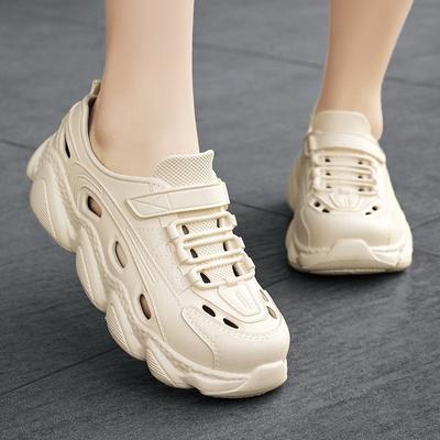 Paar Sandalen Leicht Atmungsaktiv Ausgehöhlte Schuhe Outdoor Rutschfest Anglerschuhe für Herren EVA Sandalen Sommer Freizeit Sneaker