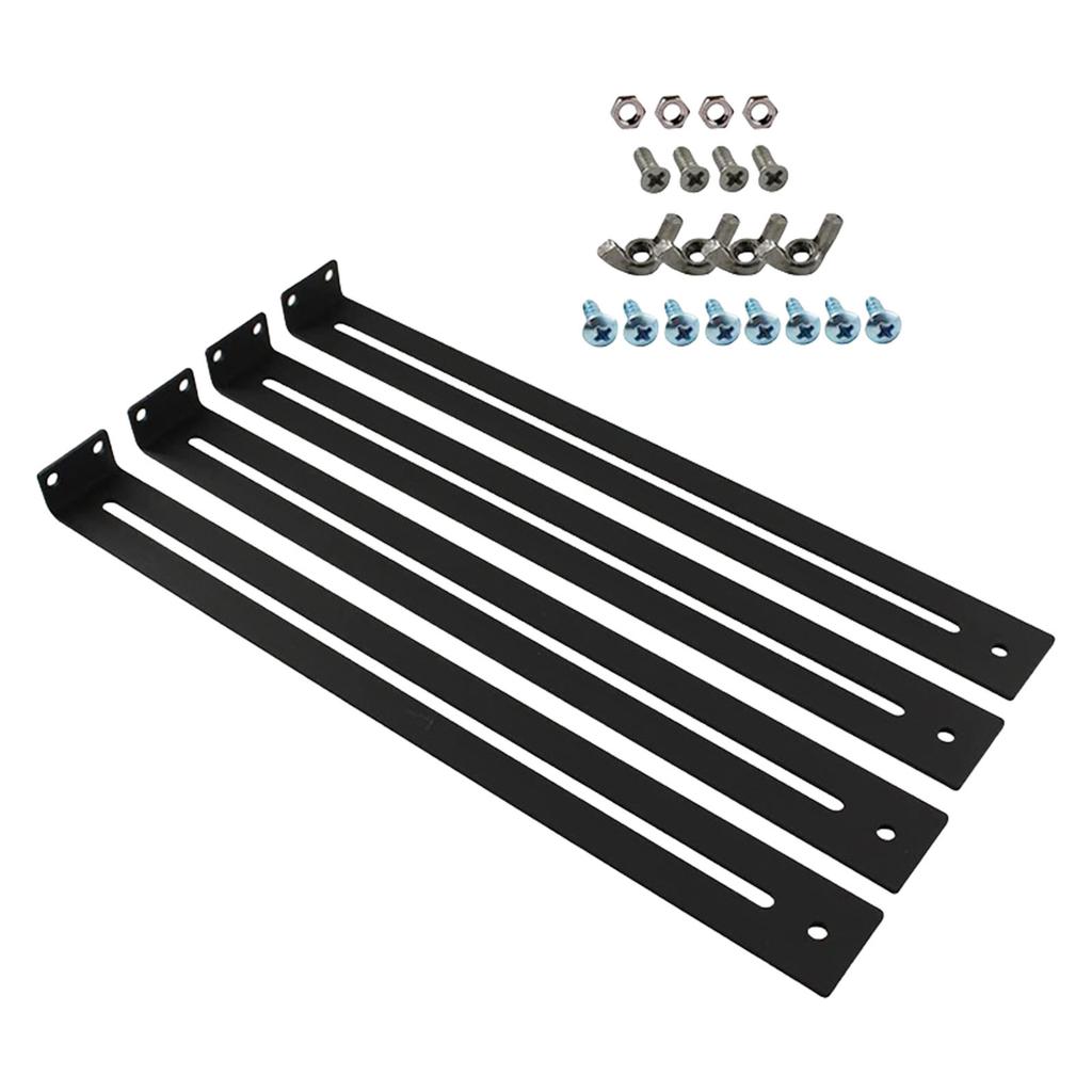 4Pcs Furniture Reinforcement Hardware Drawer Repair Kits Furniture Repair Accessory Bracket Middle Mount Enduring