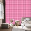 Geometric Diamonds Wallpaper, Powder Pink, Fine Detail, 50x1000