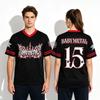 Babymetal Soccer Jersey Unisex V‑Neck Sports Shirt Black Red Trim Short Sleeve Tees Gothic Dark Metal Graphic Print T-shirt Tops