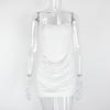 Women's European & American Sexy Fishbone Slim Fit Backless Spaghetti Strap Dress - Hot Girl & Mature Style