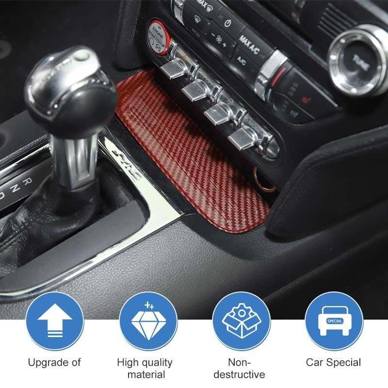 Organisateur de Compartiment de Rangement Avant de Boîte de Vitesses de Voiture Pour Ford Mustang 2015-2023 Accessoires Intérieurs de Voiture