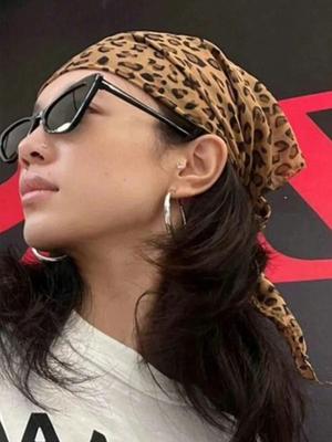 Nová módní čtvercová šála s leopardím vzorem, čelenka pro muslimskou ženu, hidžábové šály, tenký hladký šátek na hlavu, islámský turban