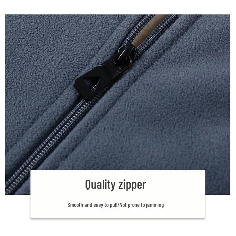 Mao Ren Men's Lamb Fleece Lined Stand-Collar Warm Jacket