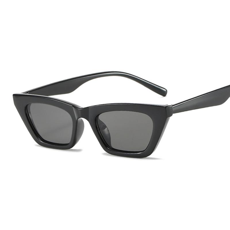 

New Fashion Cat Eye Sunglasses Woman Brand Designer Vintage Square Sun Glasses Female Small Frame Clear Lens