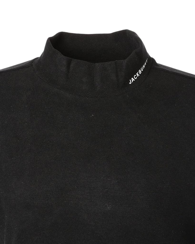 Jack Bunny Long Sleeve Mock Neck Shirt Jersey Golf Undershirt Size 2 Women's (Moisture-Wicking, Heat-Generating Fabric) / / 263-5266036 010_Black, [L]