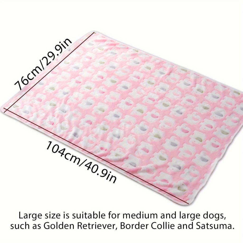 3Pcs Blankets Super Soft Fluffy Premium Cute Elephant Pattern Pet Blanket Flannel Throw For Dog Puppy Cat Pet Supplies
