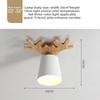 Nordic Modern Wooden Wall Lamp For Hallway And Entrance Decor
