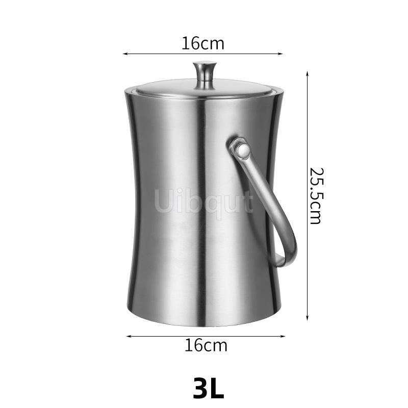Commercial bar KTV dedicated ice bucket Creative Beer and Red Wine Champagne Bucket Stainless steel ice bucket beer cooler