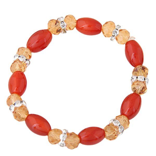 Korean Fashion Crystal Agate Bracelet