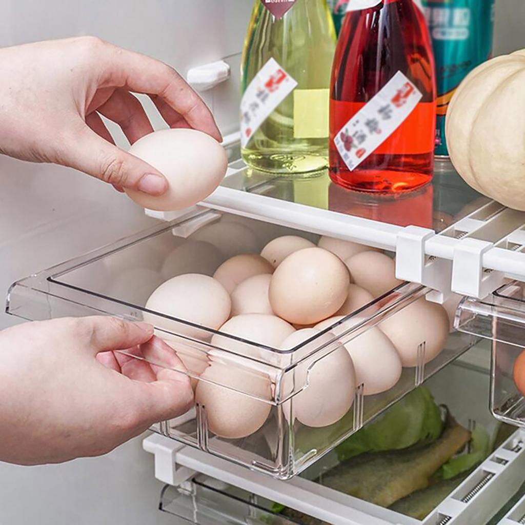 Household multifunctional refrigerator storage box, drawer type food storage box