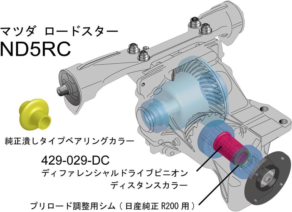CUSCO Differential Drive Pinion Distance Collar for Mazda Roadster ND5RC 429 029 DC